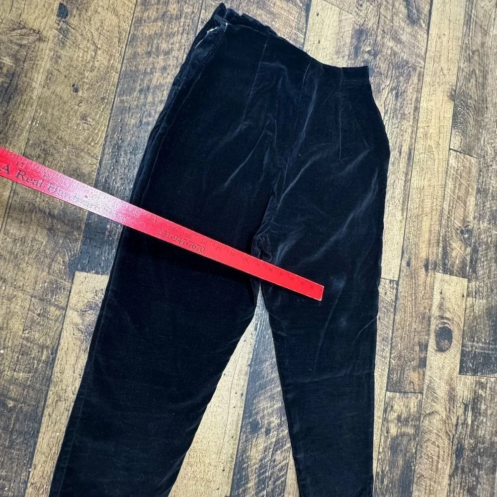 Twill back Velveteen Black Dress Pants Formal Classic‎ Kids Size 14